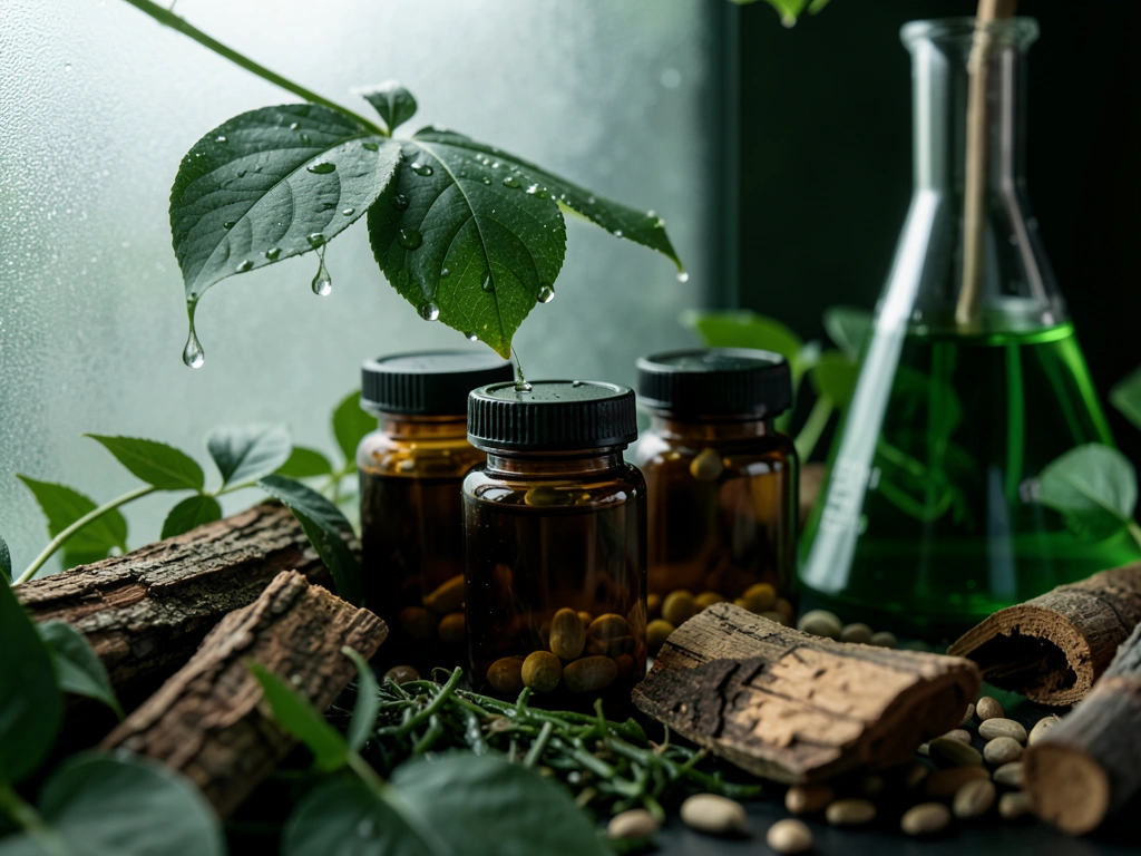 Botanical Texture representing natural precision
